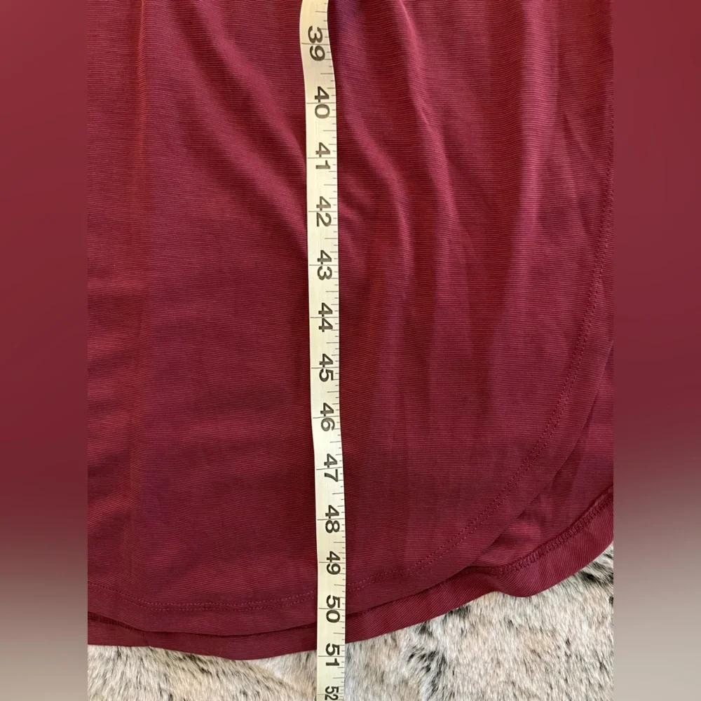 NWT Jodifl Burgundy Long sleeves Dress Boutique Size Small Pockets Midi Casual - Picture 14 of 15